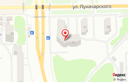 ПЭК: Easyway на улице Луначарского на карте