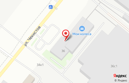 Торговый дом Росшина-инвест на улице Чекистов на карте