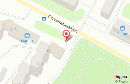 Центральная городская библиотека на Строительной улице на карте