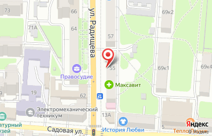Магазин Крепёж в Центральном районе на карте