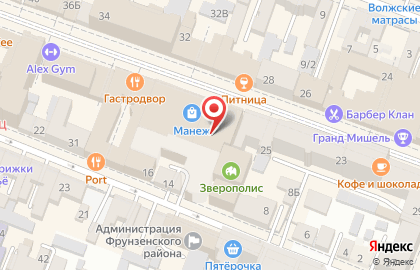 Магазин женской одежды Браво во Фрунзенском районе на карте