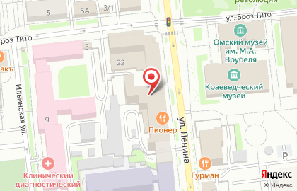 Центр лазерной эпиляции BODY SILK - ул. Ленина, 22 на карте