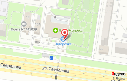 Супермаркет Пятёрочка на бульваре Гая на карте