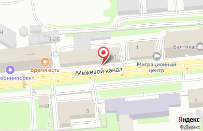ЦНИИМФ на улице Межевого канала на карте