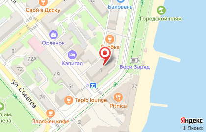 Банкомат Банк Петрокоммерц на улице Толстого на карте