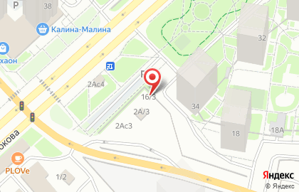 Автостоянка в Красноярске на карте