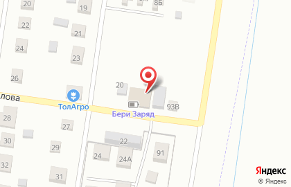Венеция на Малиновой улице на карте