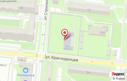 Детский сад №46 на улице Строителей на карте