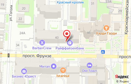 Райффайзенбанк в Томске на карте