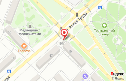 Киоск по продаже цветов, Центральный округ в Комсомольске-на-Амуре на карте