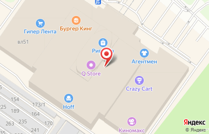 Салон матрасов и кроватей Орматек в Октябрьском районе на карте