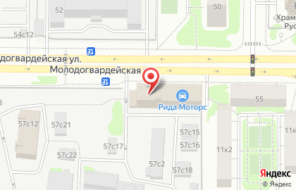 Торговая компания Profazs на Молодогвардейской улице на карте