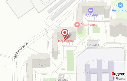 Стоматологическая клиника Вероника на Уральской улице на карте