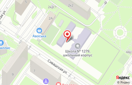 # 5 на Сивашской улице на карте