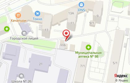 Киоск по продаже фруктов и овощей на улице Ярославского на карте