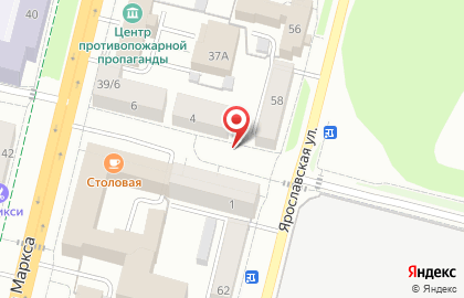 Яна на Кооперативной улице на карте