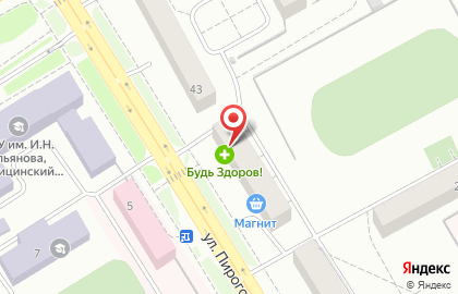 Магазин и киоск фастфудной продукции Европейская Wаверма на улице Пирогова на карте