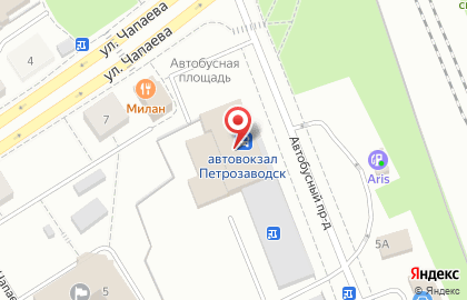 Булочная Bekker на улице Чапаева на карте