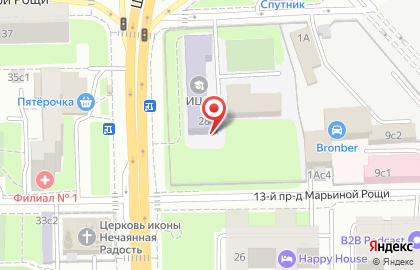 Центральная школа Каратэ на Шереметьевской улице на карте