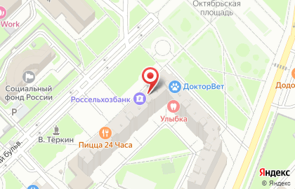 Россельхозбанк в Москве на карте