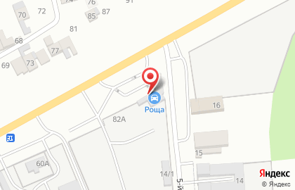 Роща в Грозном на карте