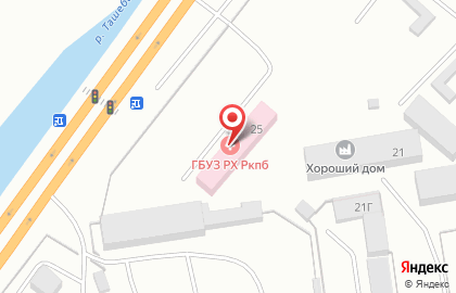 Республиканская клиническая психиатрическая больница на Игарской улице на карте