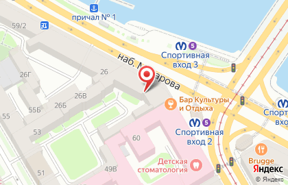 Гламур на набережной Макарова на карте