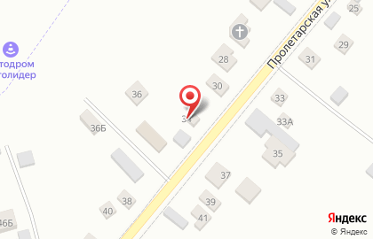 Мастерская по изготовлению памятников Монолит на Пролетарской улице на карте