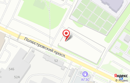 Шиномонтажная мастерская на Полюстровском проспекте на карте