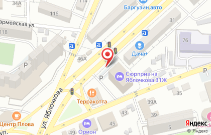 Магазин Сюрприз на улице Яблочкова на карте