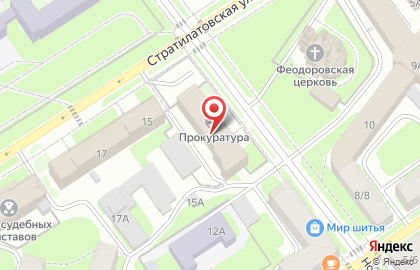 Прокуратура Новгородской области на карте