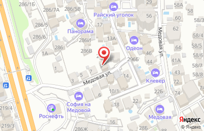 Розничный магазин Травы Кавказа на Медовой улице на карте