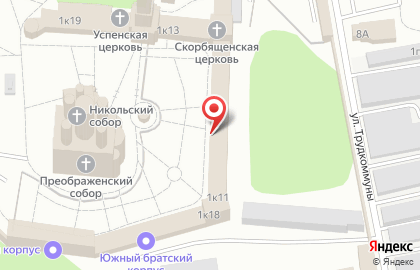 Николо-Угрешский монастырь в Дзержинском на карте