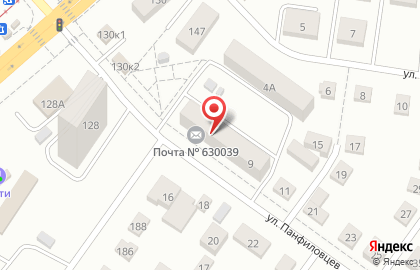 Продуктовый магазин Новосибирский Дом Хлеба на улице Панфиловцев на карте