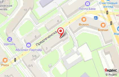 Банк ИТБ АО на Предтеченской улице на карте