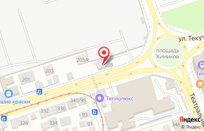 Компания Машпром на улице Текучева на карте