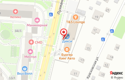 Пиццерия Domino`s Pizza на Лермонтовском проспекте на карте