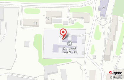 Детский сад №38 в Челябинске на карте
