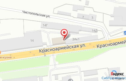 ВиК на Красноармейской улице на карте