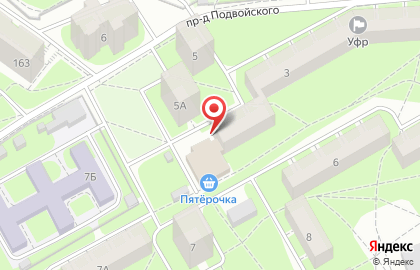 Служба эвакуации Эвакуатор в Фрунзенском районе на карте