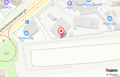 Син-тек на карте