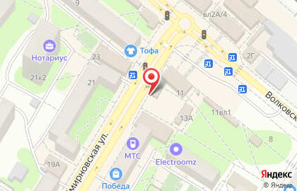 Ювелирный магазин Красно Золото на Смирновской улице на карте