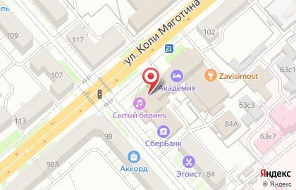 Гостиница Академия на карте