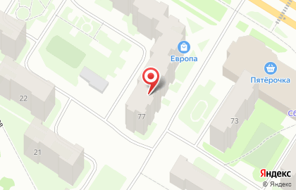 Магазин продуктов на проспекте Ленина на карте