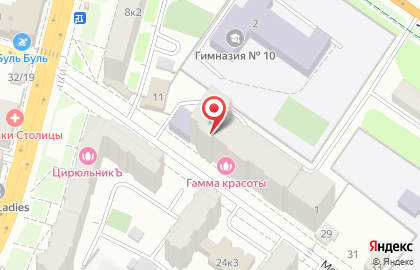 Агентство недвижимости Новостройки Твери на Московской улице на карте