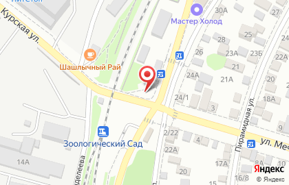 Киоск по продаже колбасных изделий на улице Мечникова на карте