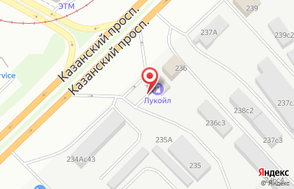 АЗС Лукойл в Казани на карте