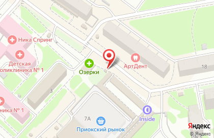 Киоск по продаже фруктов и овощей на площади Маршала Жукова на карте