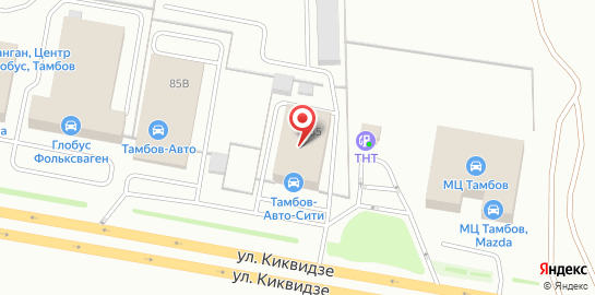 Автосалон Тамбов-Авто-Сити на карте