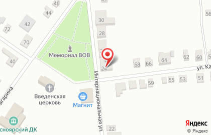 Библиотека с. Красный Яр на карте